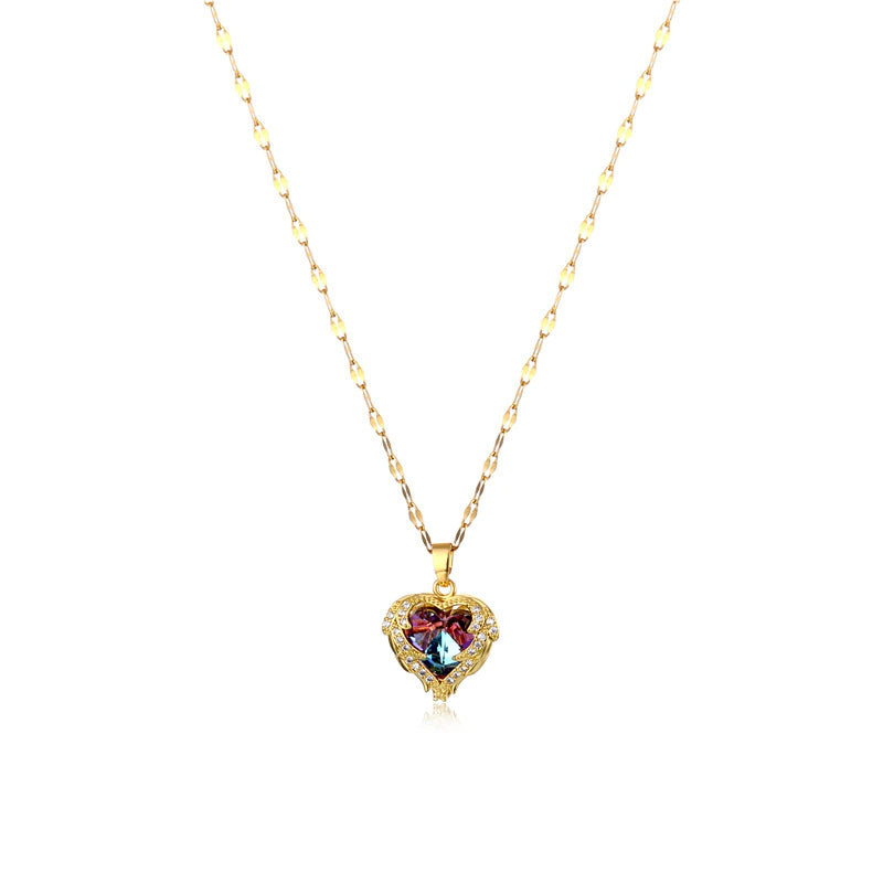Fantasy Amethyst Heart Necklace