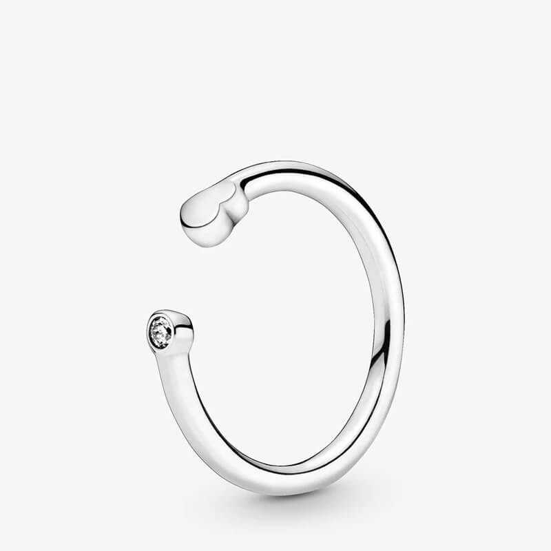 Silver Navi Heart Ring