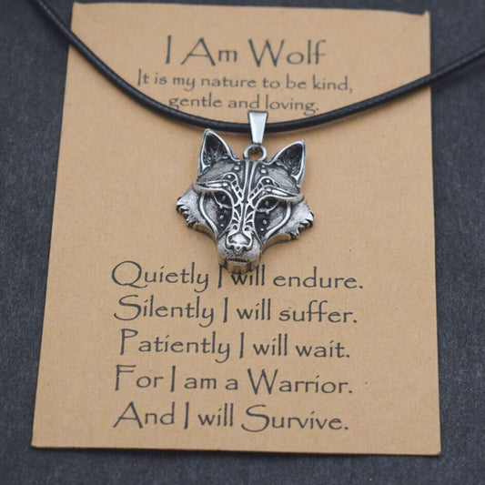 "Alpha" Wolf Necklace
