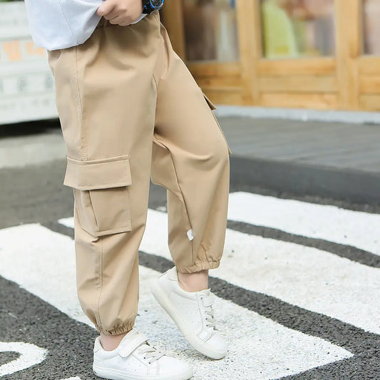 Cotton Jogger Cargo Pants