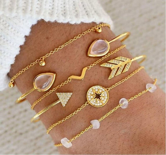 Explorer's North Star Bracelet Set